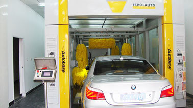 China TEPO-AUTO Tunnel Car Wash System Yellow Brush For Car Washing supplier